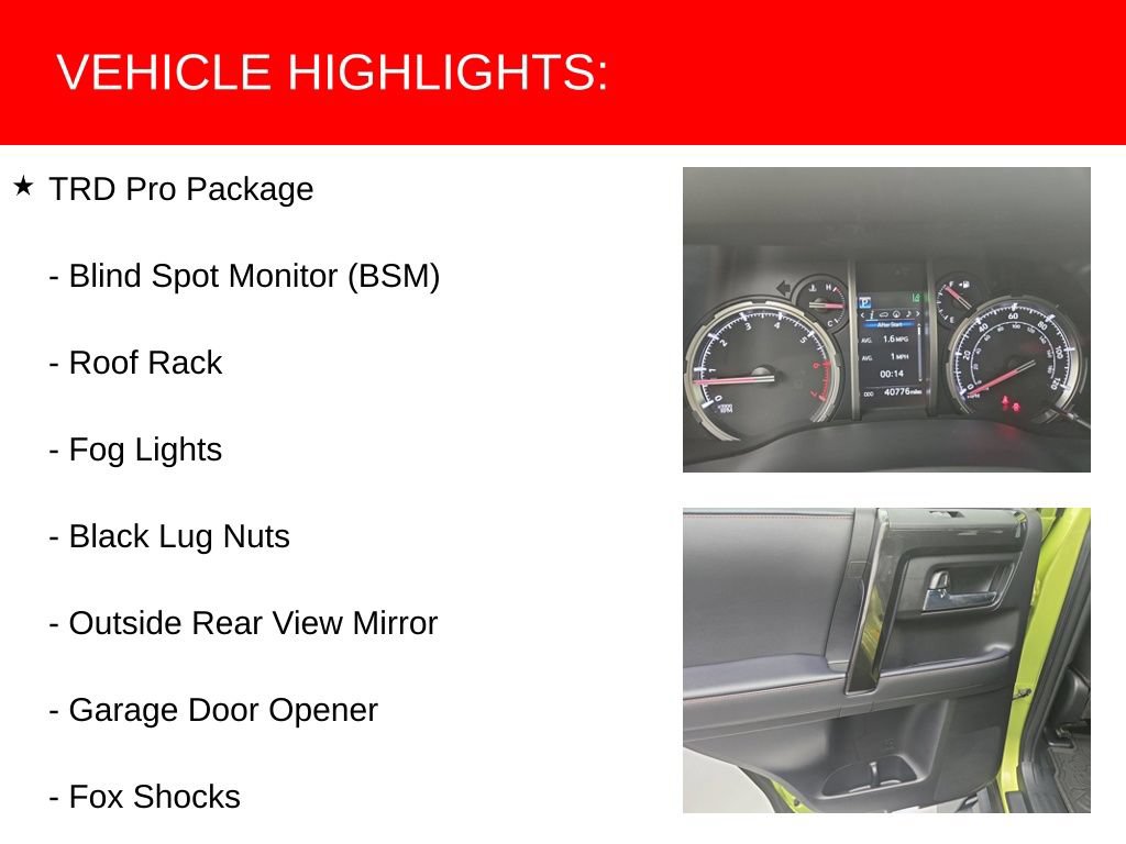 Certified 2022 Toyota 4Runner TRD Pro AWD/4WD image 18
