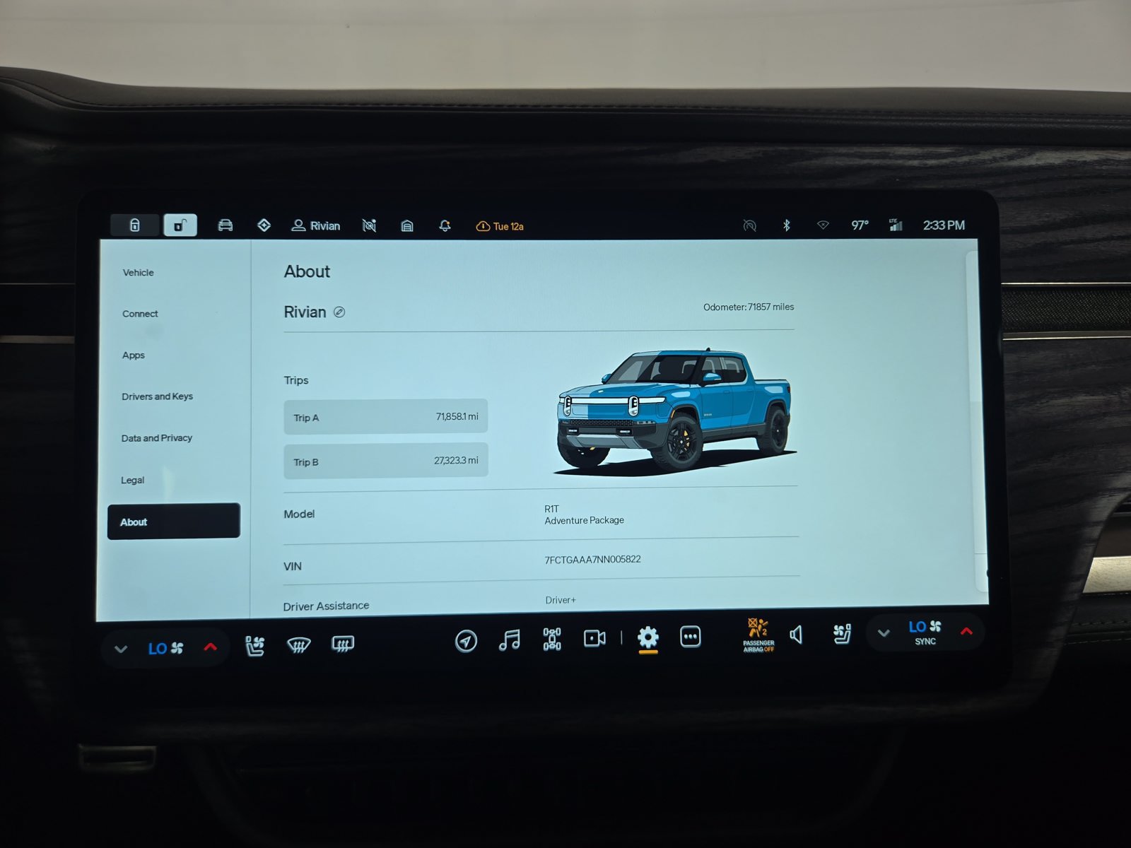 Used 2022 Rivian R1T Adventure AWD/4WD image 27