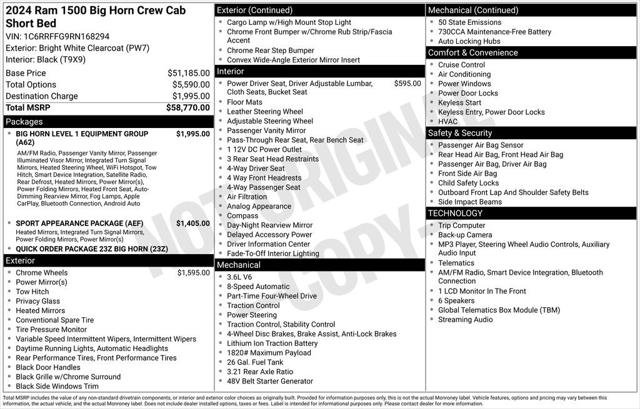Certified 2024 RAM 1500 Big Horn AWD/4WD image 13