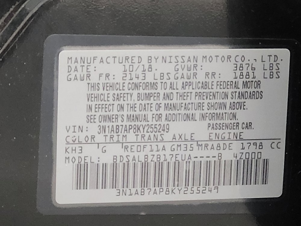 Used 2019 Nissan Sentra S FWD image 33