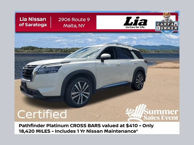 Certified 2024 Nissan Pathfinder Platinum w/ Cargo Package AWD/4WD image 1