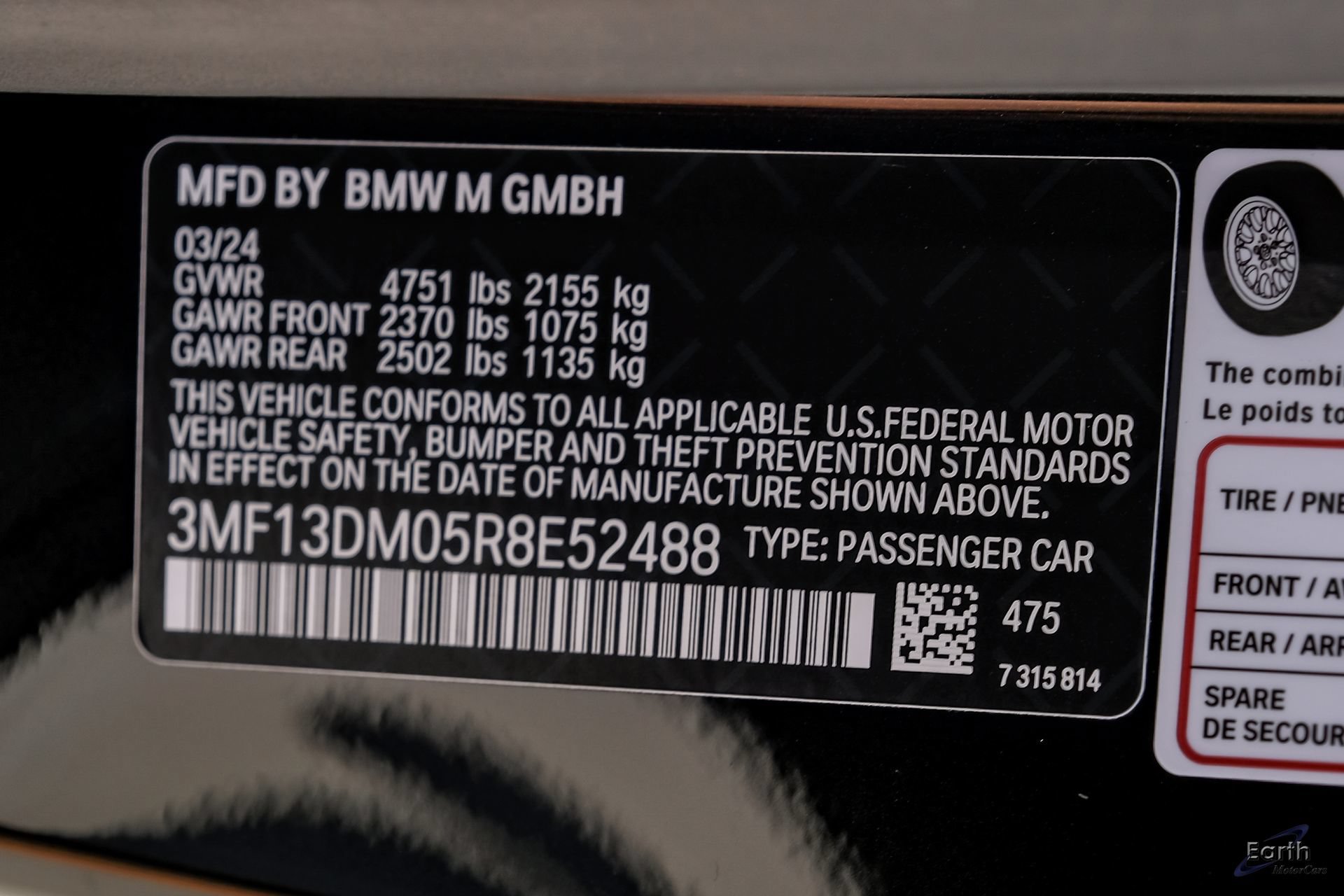 Used 2024 BMW M2 w/ Carbon Package RWD image 85