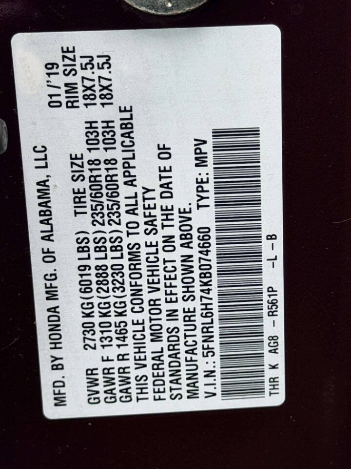 Used 2019 Honda Odyssey EX-L image 22