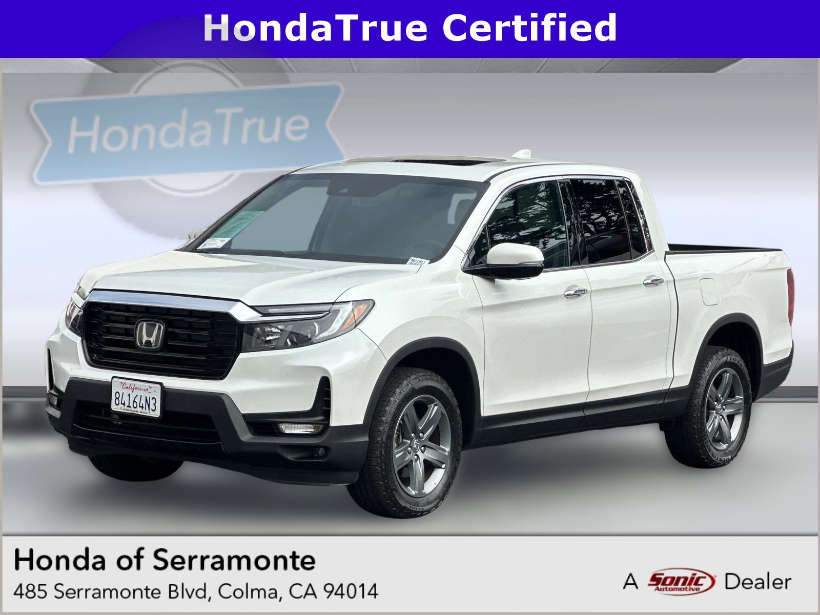 Certified 2022 Honda Ridgeline RTL-E