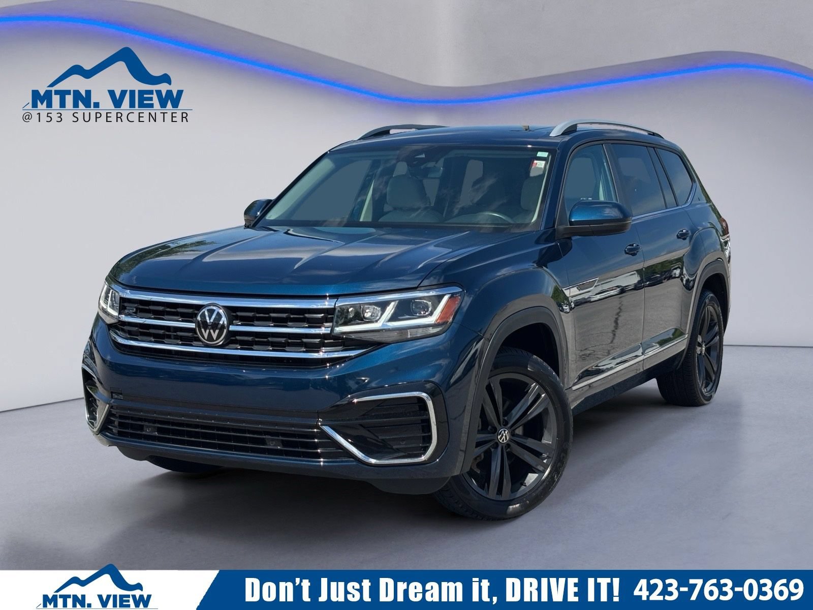 Used 2022 Volkswagen Atlas SEL R-Line AWD/4WD image 1