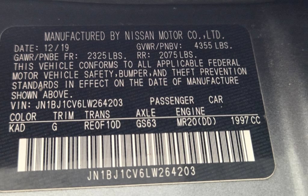 Used 2020 Nissan Rogue Sport S FWD image 33