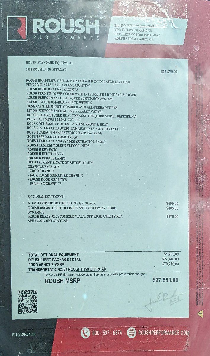 New 2024 Ford F150 XLT w/ Equipment Group 303A High image 33