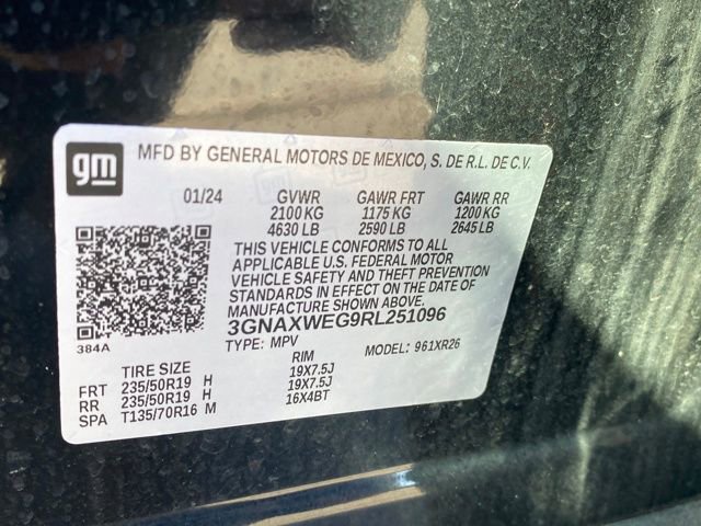 Certified 2024 Chevrolet Equinox RS w/ RS Leather Package image 24