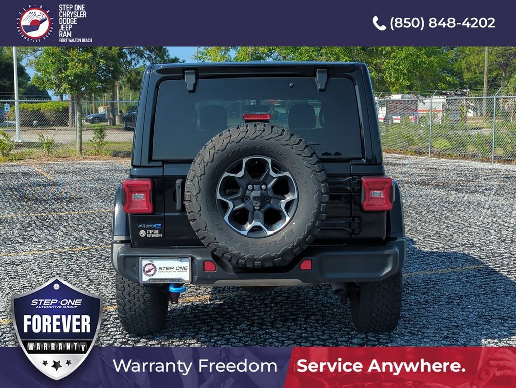 Used 2023 Jeep Wrangler Unlimited Rubicon 4xe w/ Safety Group AWD/4WD image 5
