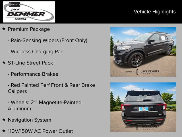 Used 2025 Ford Explorer ST-Line w/ Premium Package AWD/4WD image 25