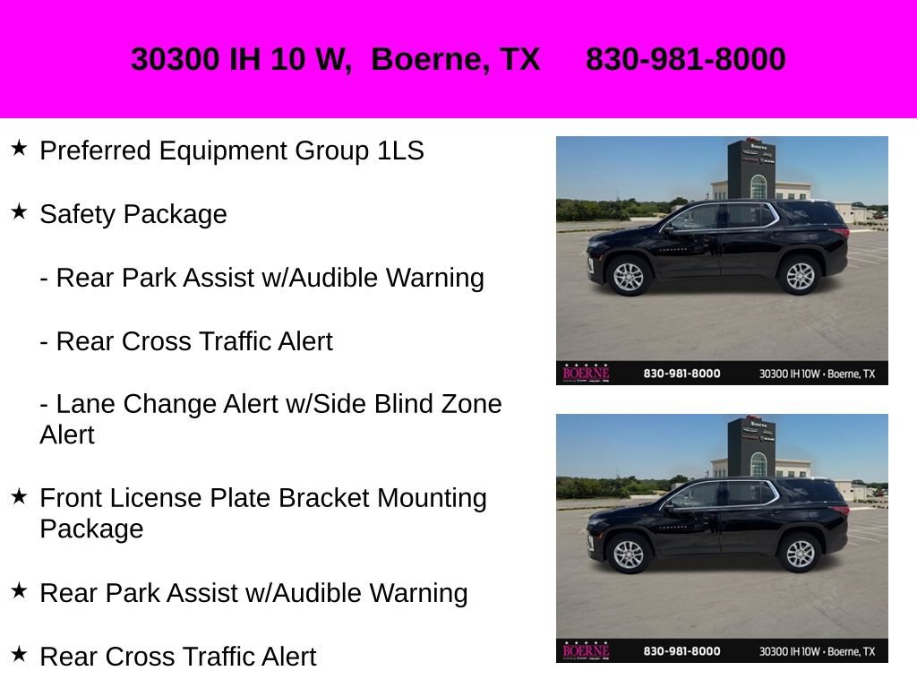 Used 2023 Chevrolet Traverse LS w/ Safety Package FWD image 10