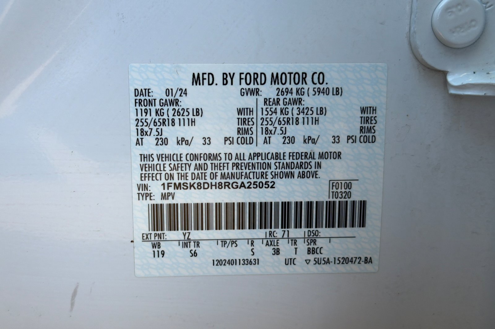 Used 2024 Ford Explorer XLT w/ Equipment Group 202A image 30