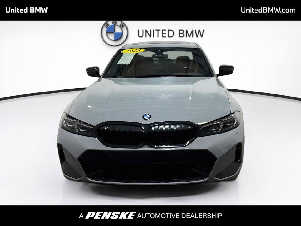 Certified 2023 BMW 330i Sedan w/ M Sport Package RWD image 2