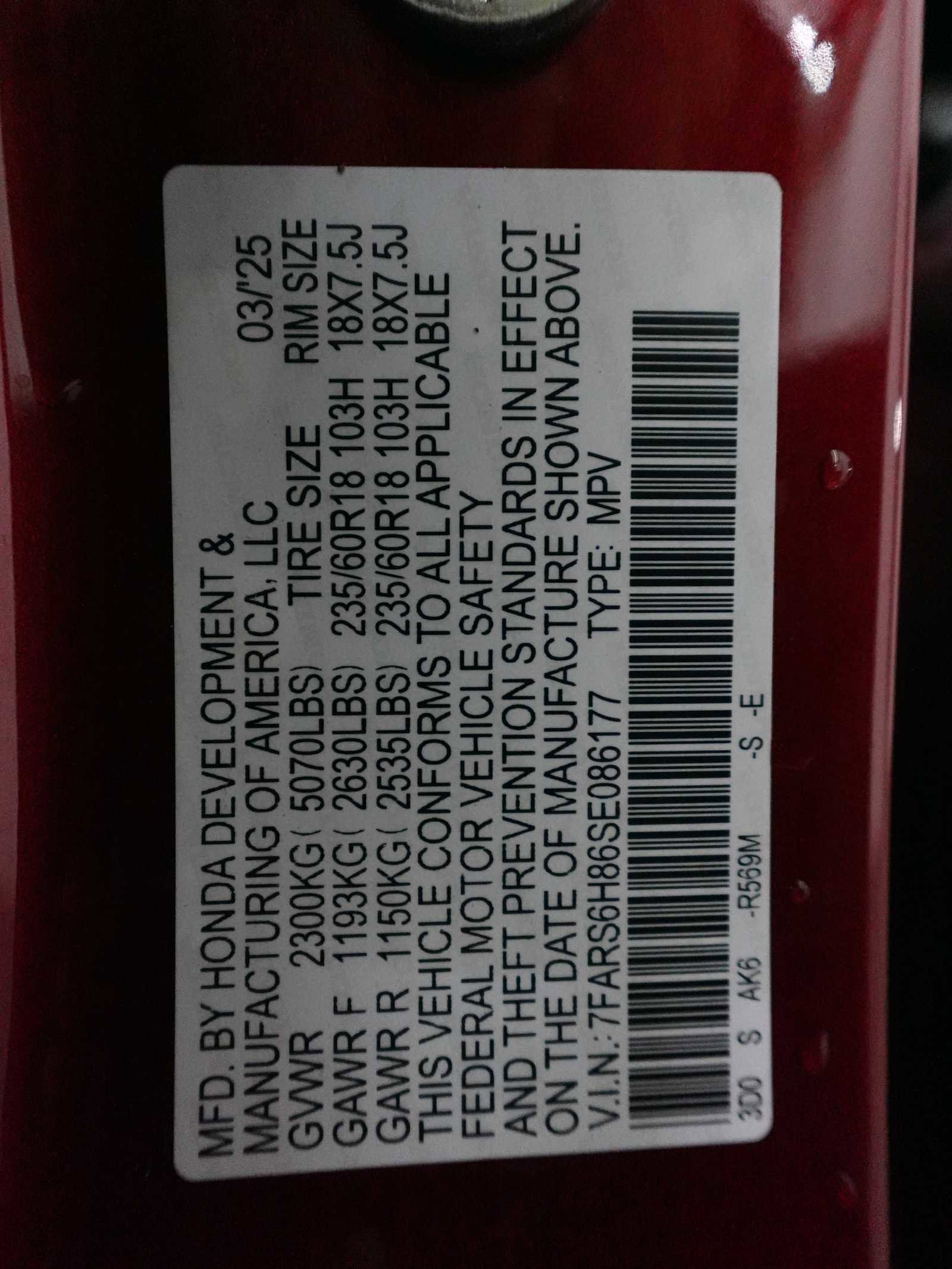 Certified 2025 Honda CR-V Sport-L image 30