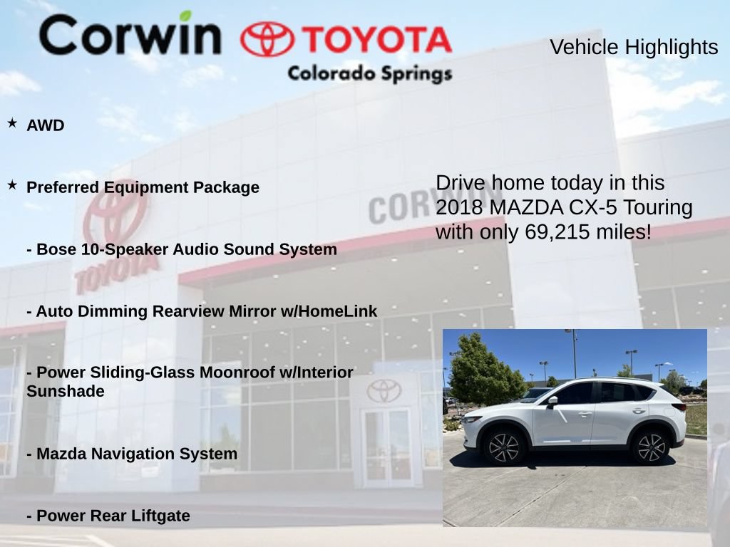 Used 2018 MAZDA CX-5 Touring w/ Preferred Equipment Package AWD/4WD image 7