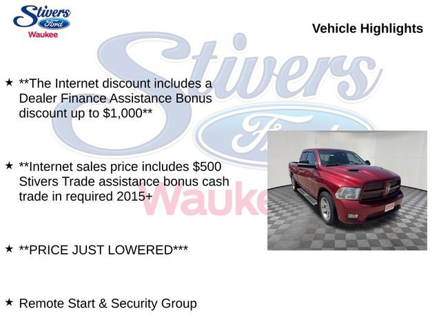 Used 2011 RAM 1500 Sport w/ Remote Start & Security Group AWD/4WD image 9