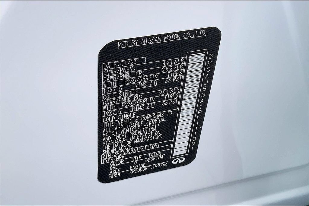 Used 2023 INFINITI QX50 Luxe FWD image 19