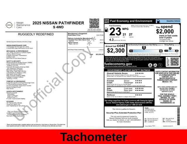 Used 2025 Nissan Pathfinder S AWD/4WD image 56