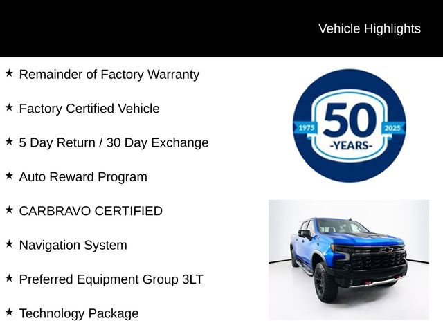 Certified 2023 Chevrolet Silverado 1500 ZR2 w/ Technology Package image 5