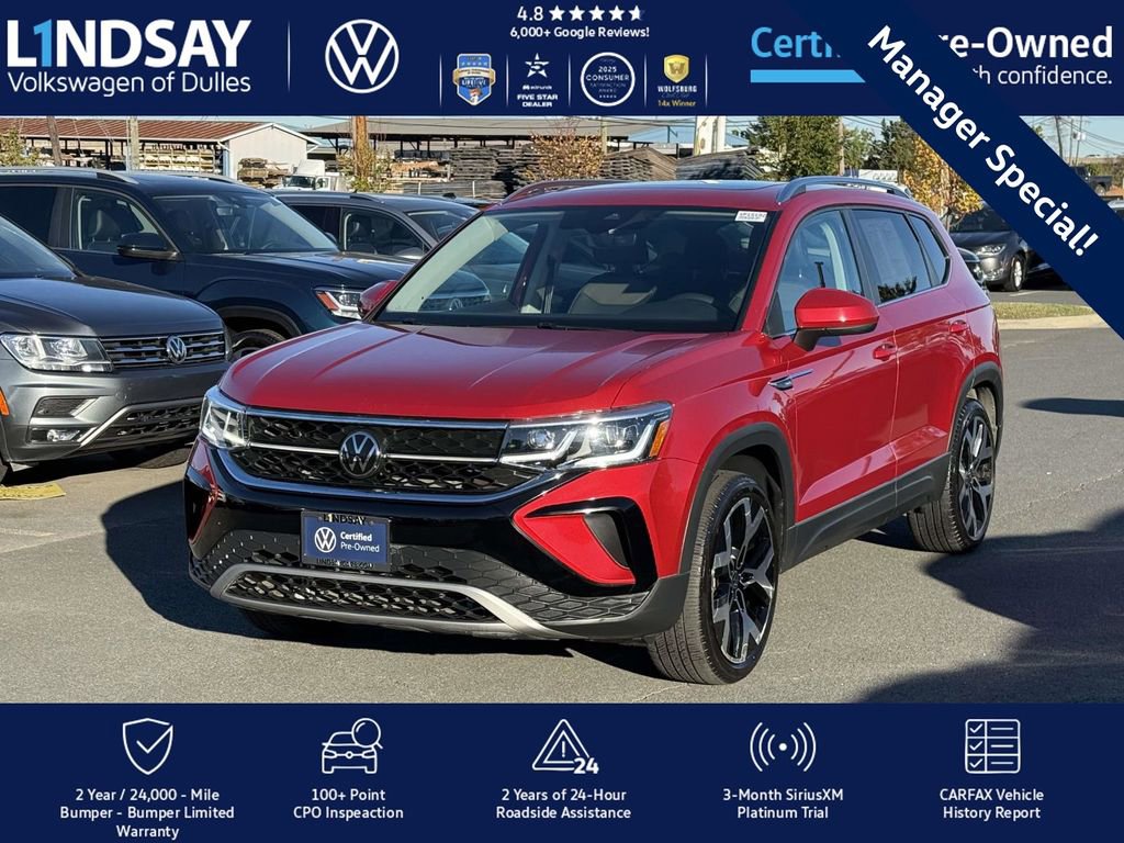 Certified 2022 Volkswagen Taos SEL image 4