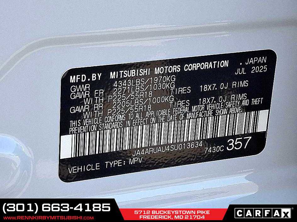 New 2025 Mitsubishi Outlander Sport ES image 16