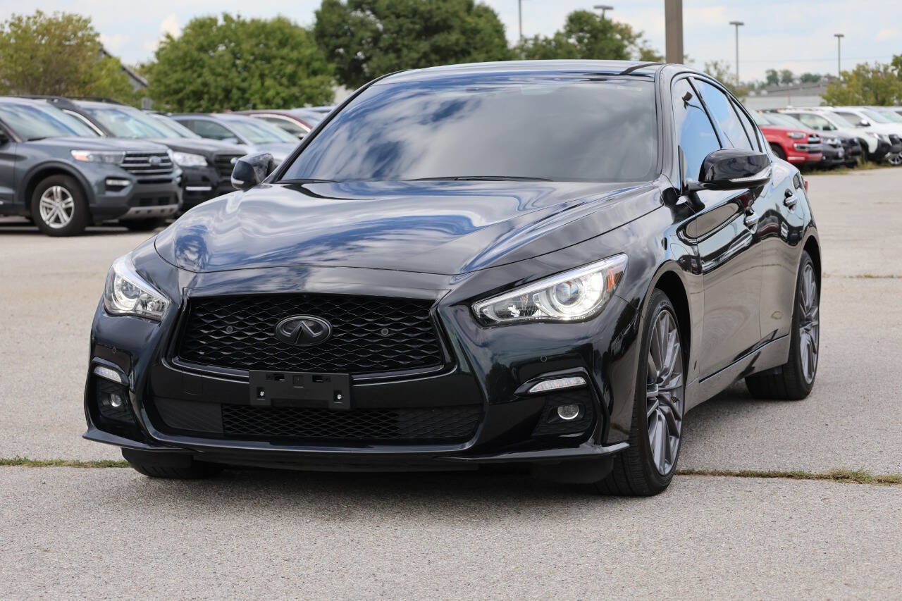Used 2023 INFINITI Q50 Red Sport 400 w/ Black Opal Edition image 6
