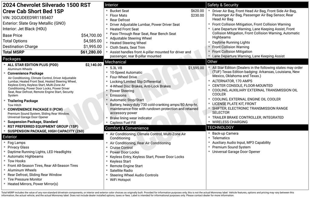 Used 2024 Chevrolet Silverado 1500 RST w/ All Star Edition Plus AWD/4WD image 30
