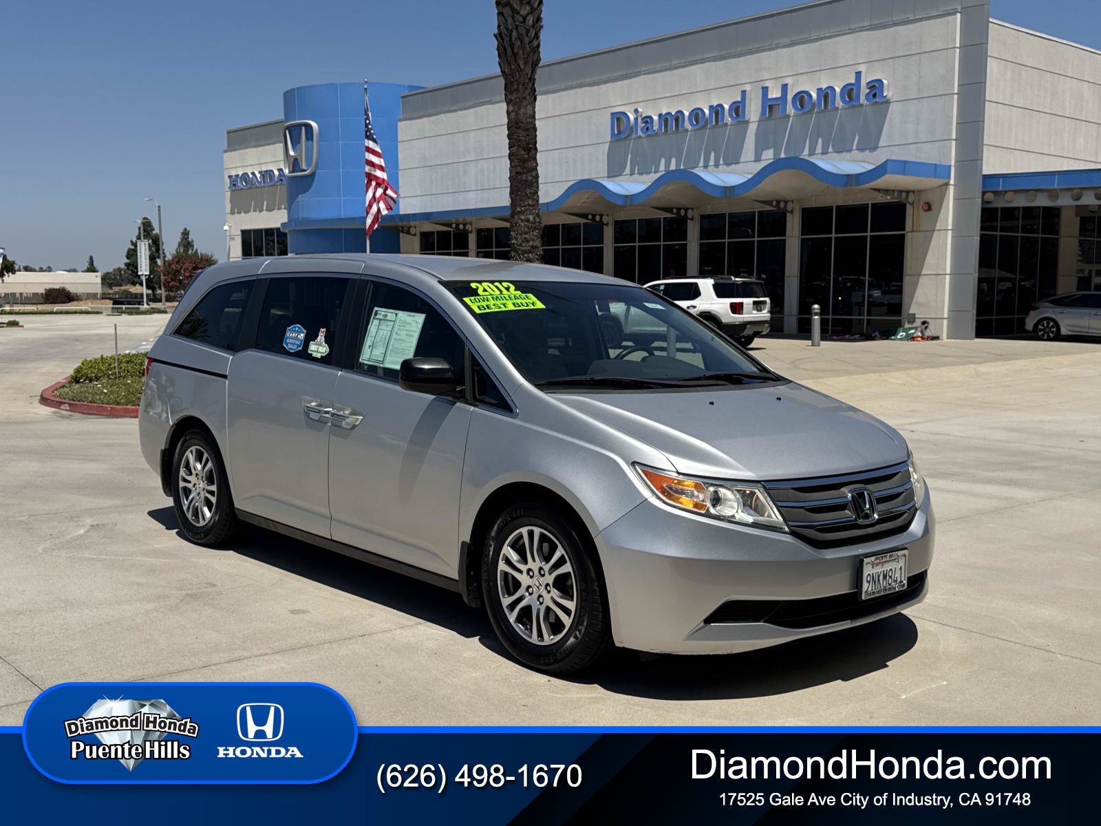 Used 2012 Honda Odyssey EX image 1