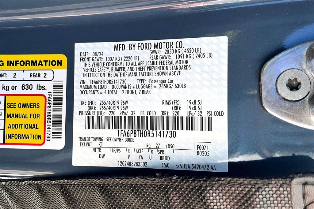 Used 2024 Ford Mustang Coupe RWD image 16