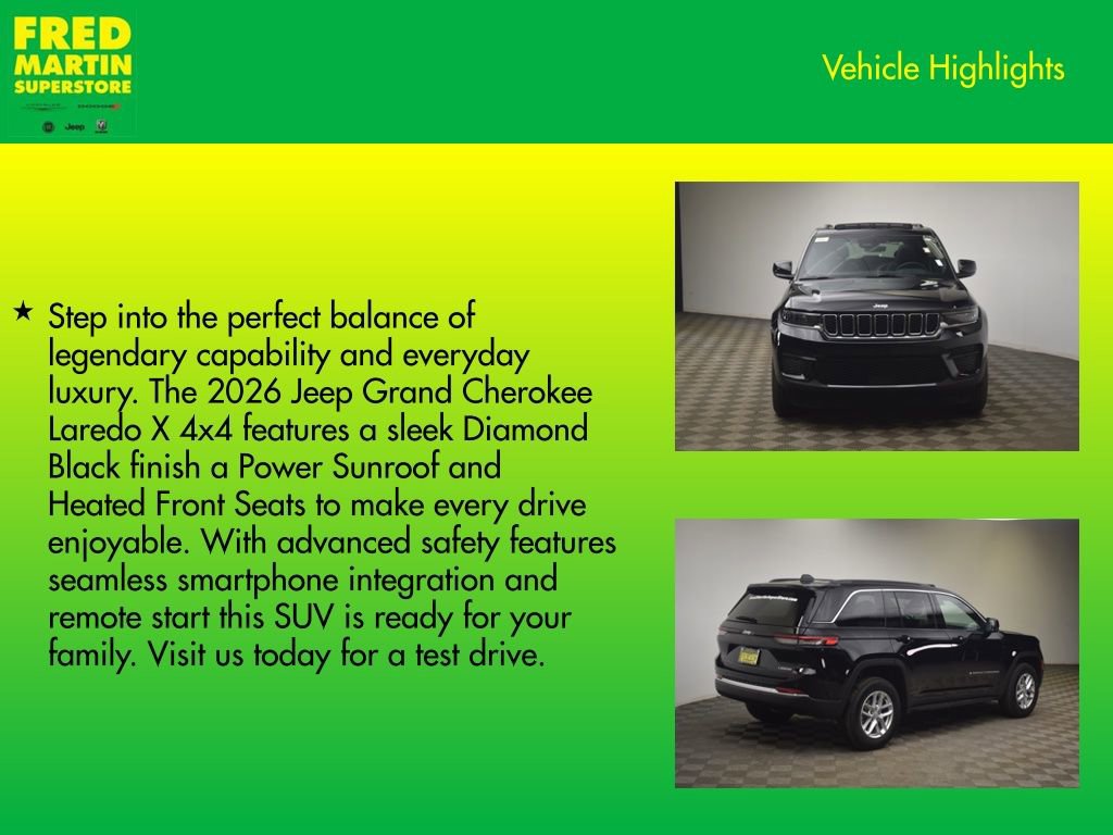 New 2026 Jeep Grand Cherokee Laredo image 7