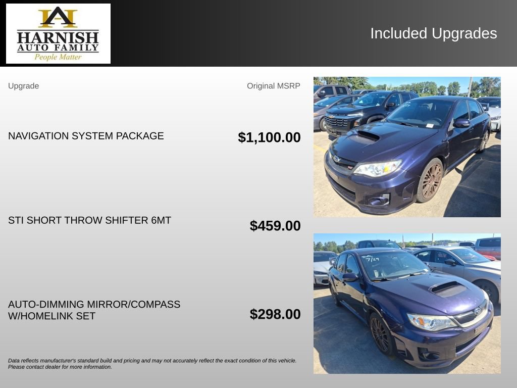 Used 2014 Subaru Impreza WRX STI Limited w/ Navigation System Package AWD/4WD image 4