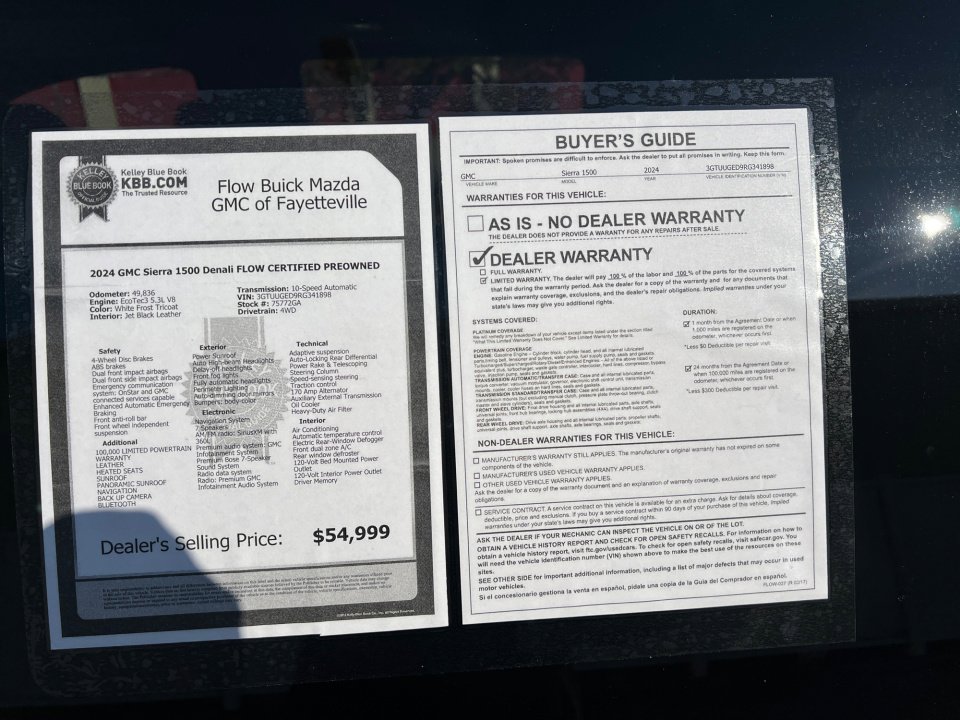 Used 2024 GMC Sierra 1500 Denali w/ Technology Package image 33