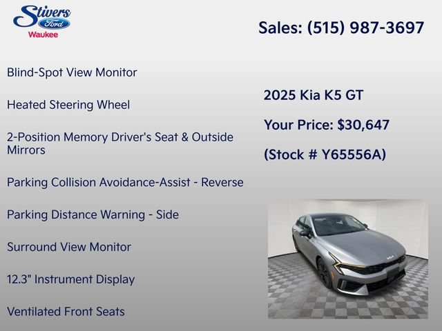 Used 2025 Kia K5 GT w/ GT1 Package FWD image 26