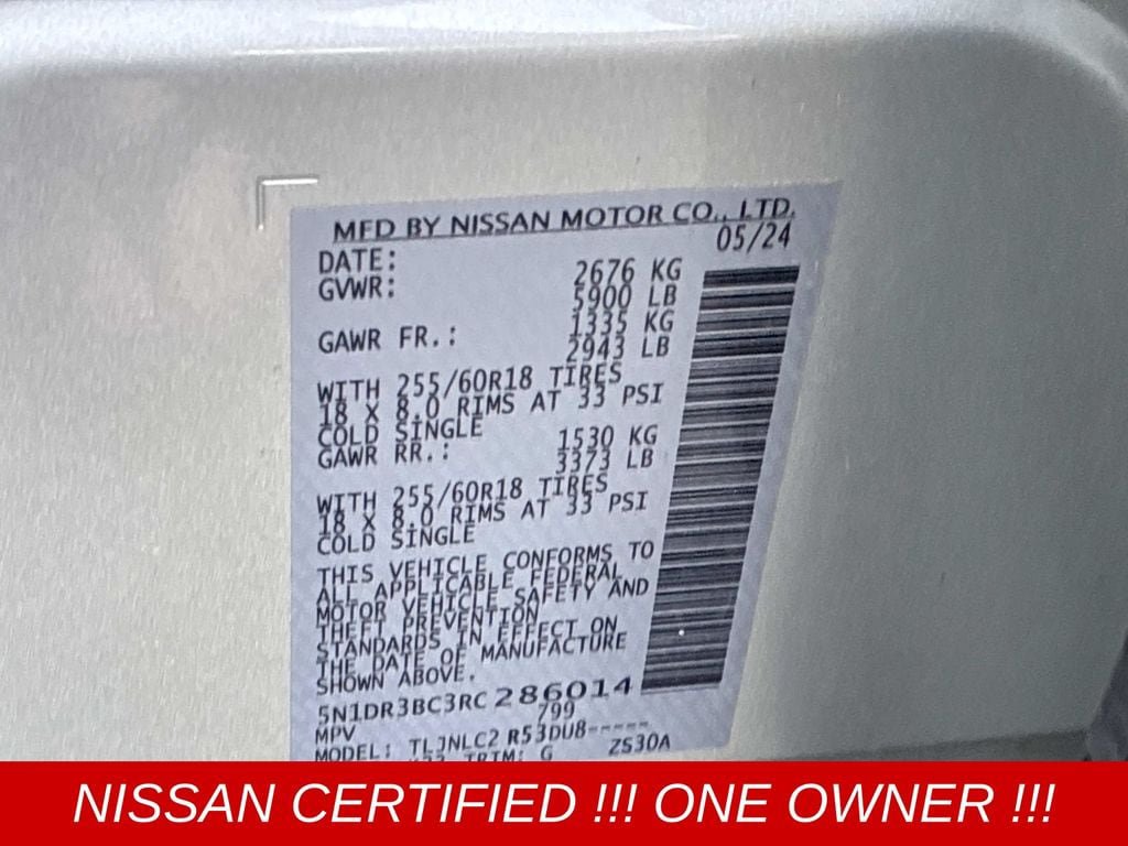 Certified 2024 Nissan Pathfinder SV AWD/4WD image 22