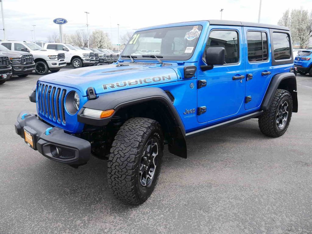 Certified 2021 Jeep Wrangler Unlimited Rubicon 4xe w/ Cold Weather Group image 4
