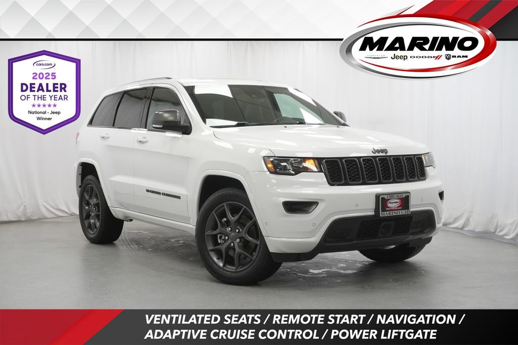 Certified 2021 Jeep Grand Cherokee Limited w/ Quick Order Package 28K 80th