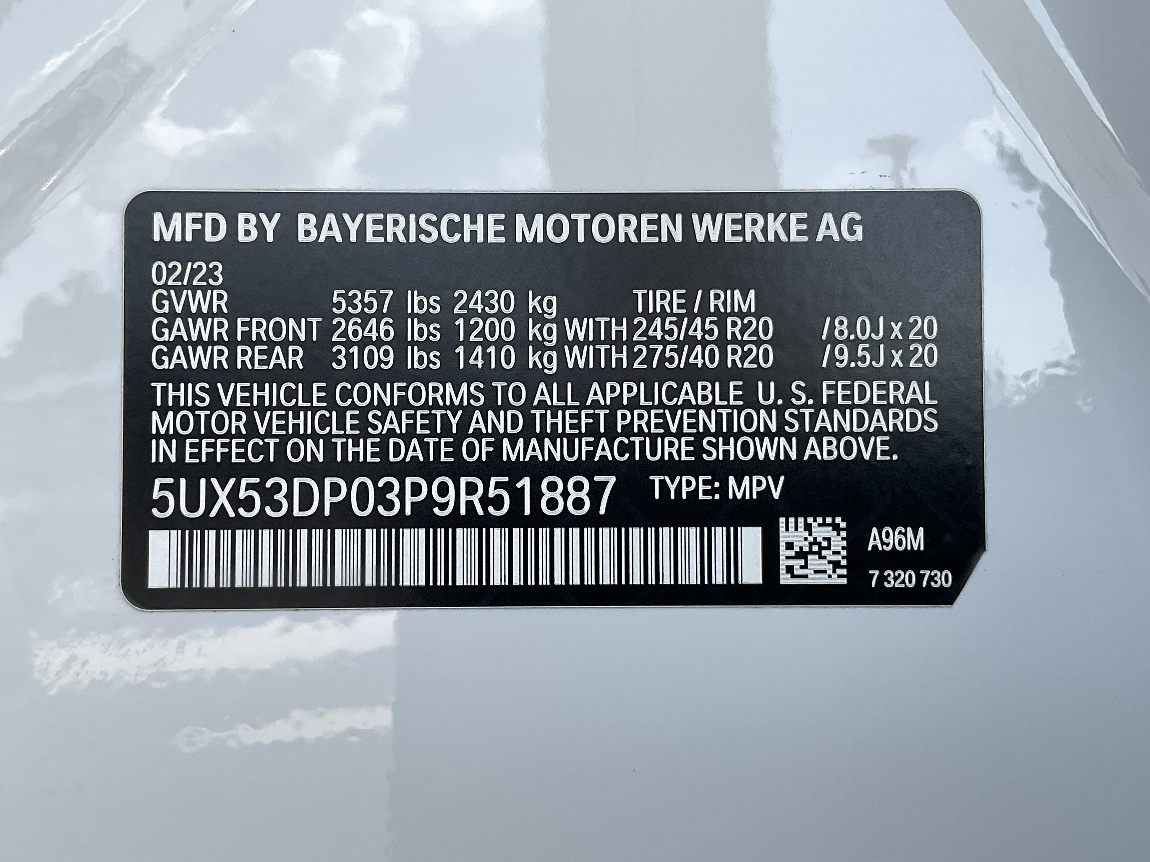 Certified 2023 BMW X3 xDrive30i w/ M Sport Package AWD/4WD image 40