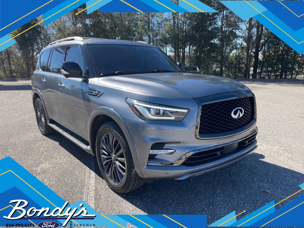 Used 2021 INFINITI QX80 Premium Select w/ Cargo Package AWD/4WD image 1