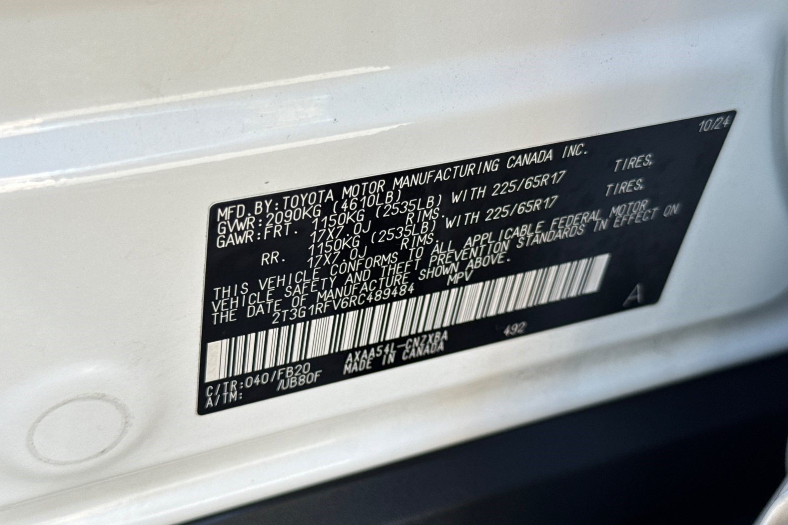 Certified 2024 Toyota RAV4 LE AWD/4WD image 25