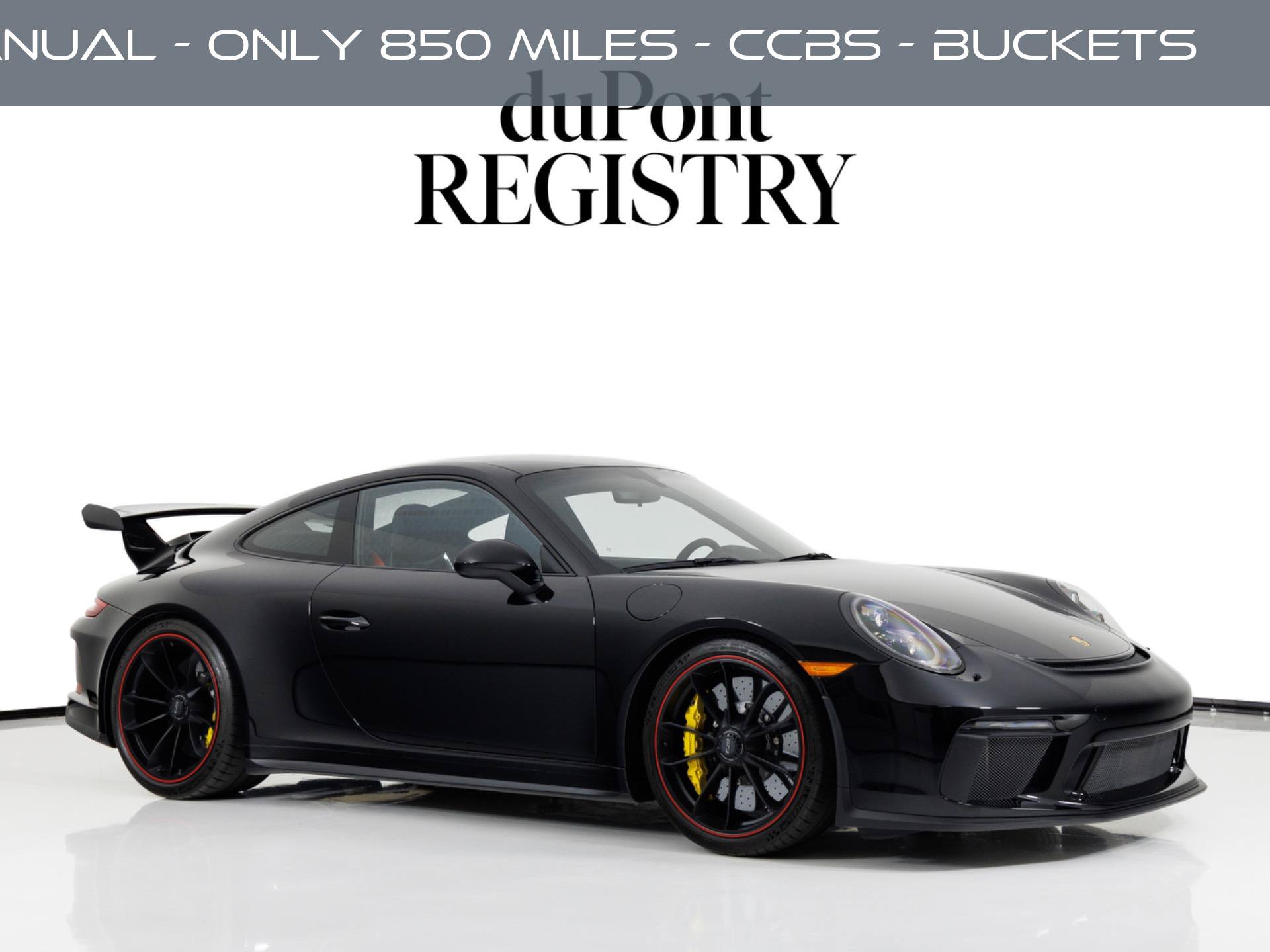 Used 2018 Porsche 911 GT3 RWD image 1