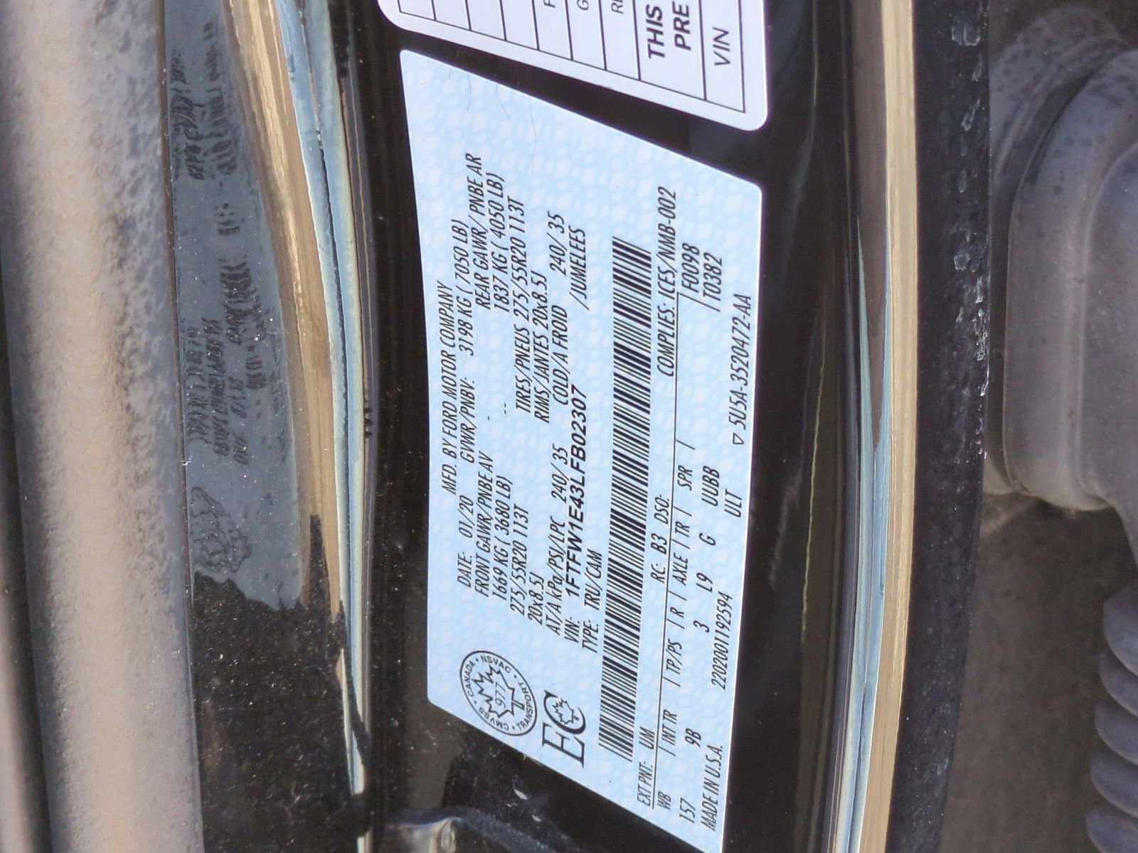 Used 2020 Ford F150 Platinum w/ Technology Package image 45