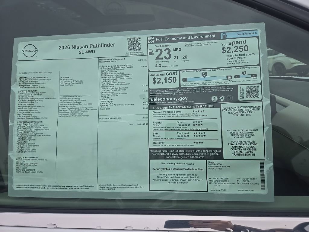 New 2026 Nissan Pathfinder SL image 45