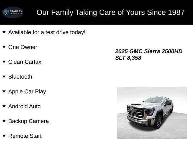 Used 2025 GMC Sierra 2500 SLT w/ SLT Premium Package AWD/4WD image 9