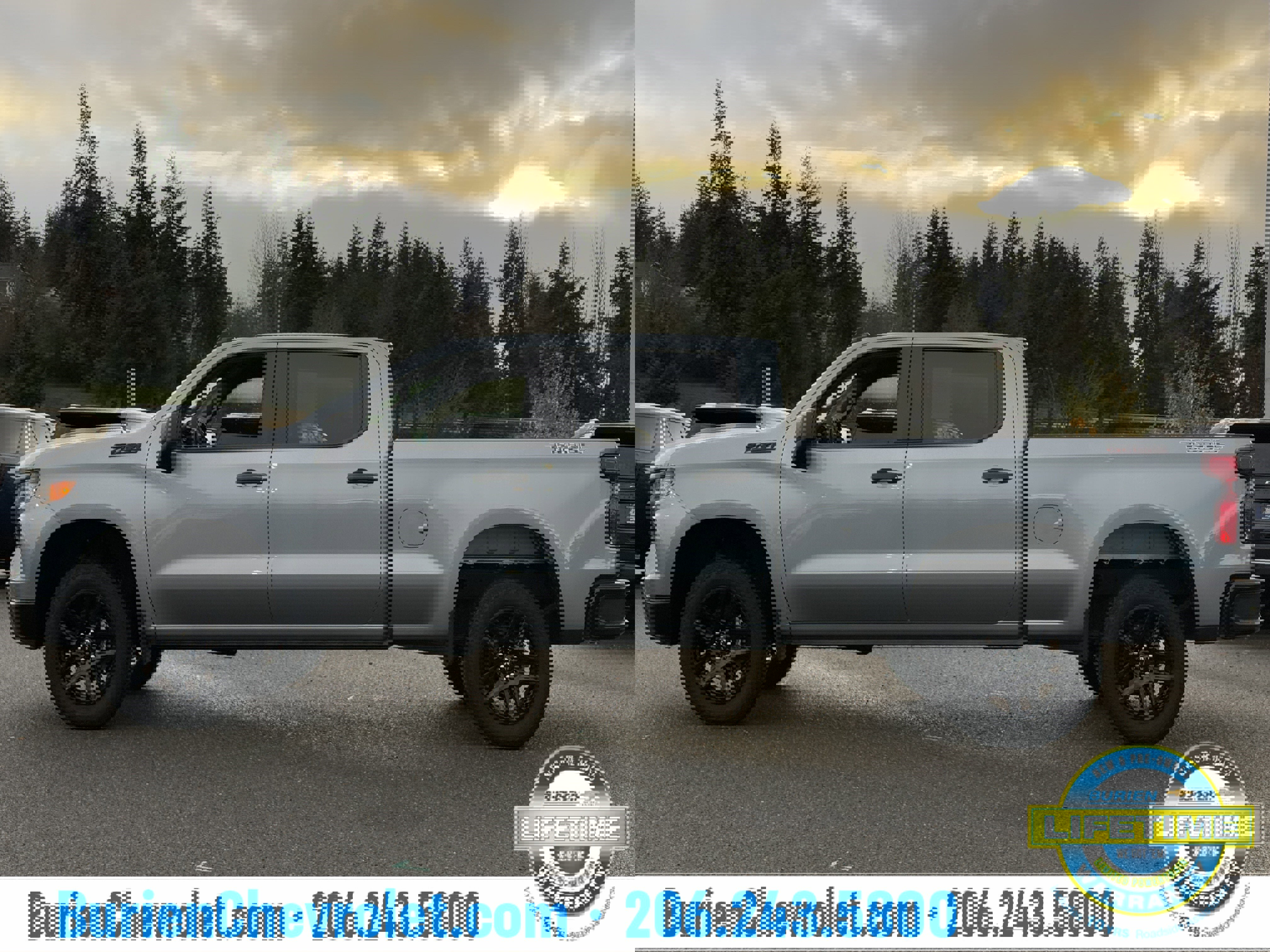 Used 2023 Chevrolet Silverado 1500 Custom Trail Boss w/ LPO, Dark Essentials Package image 2