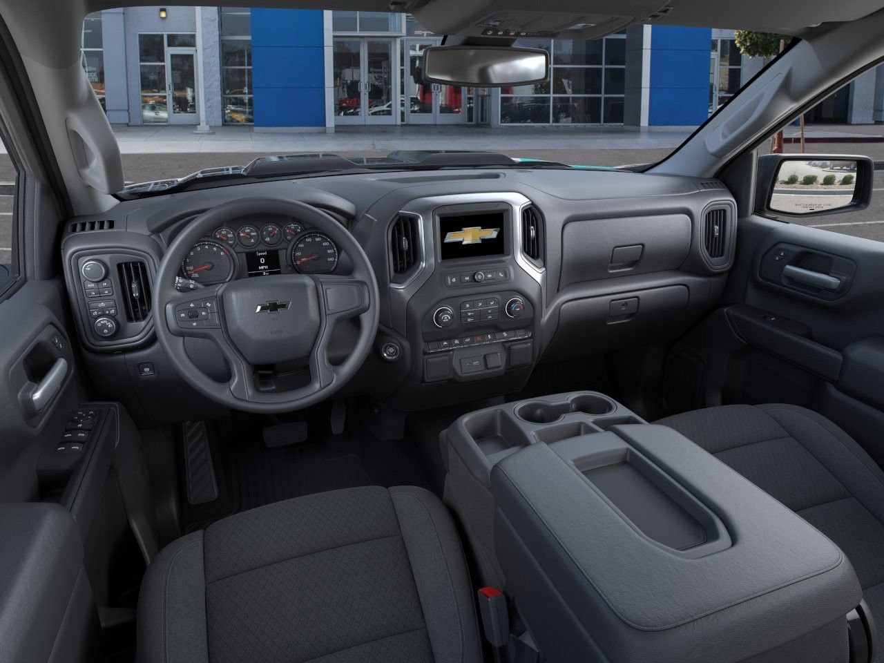New 2026 Chevrolet Silverado 1500 Custom Trail Boss w/ Turbomax Blackout Package AWD/4WD image 16