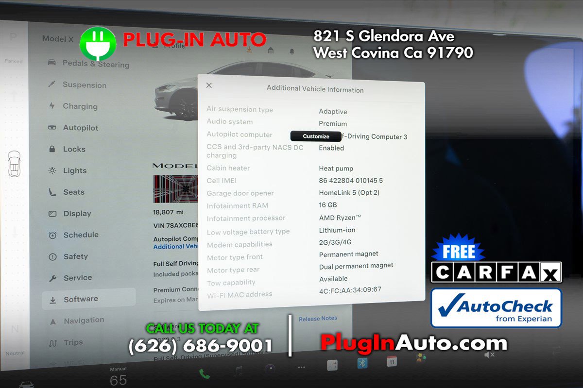 Used 2022 Tesla Model X Plaid AWD/4WD image 35