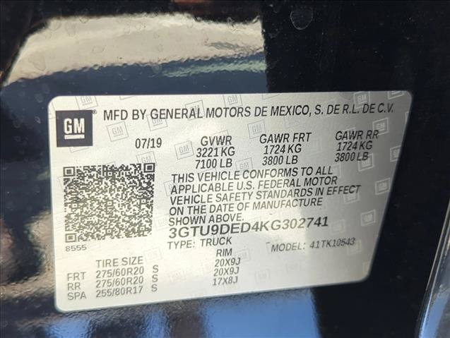 Used 2019 GMC Sierra 1500 SLT w/ SLT Premium Plus Package AWD/4WD image 26