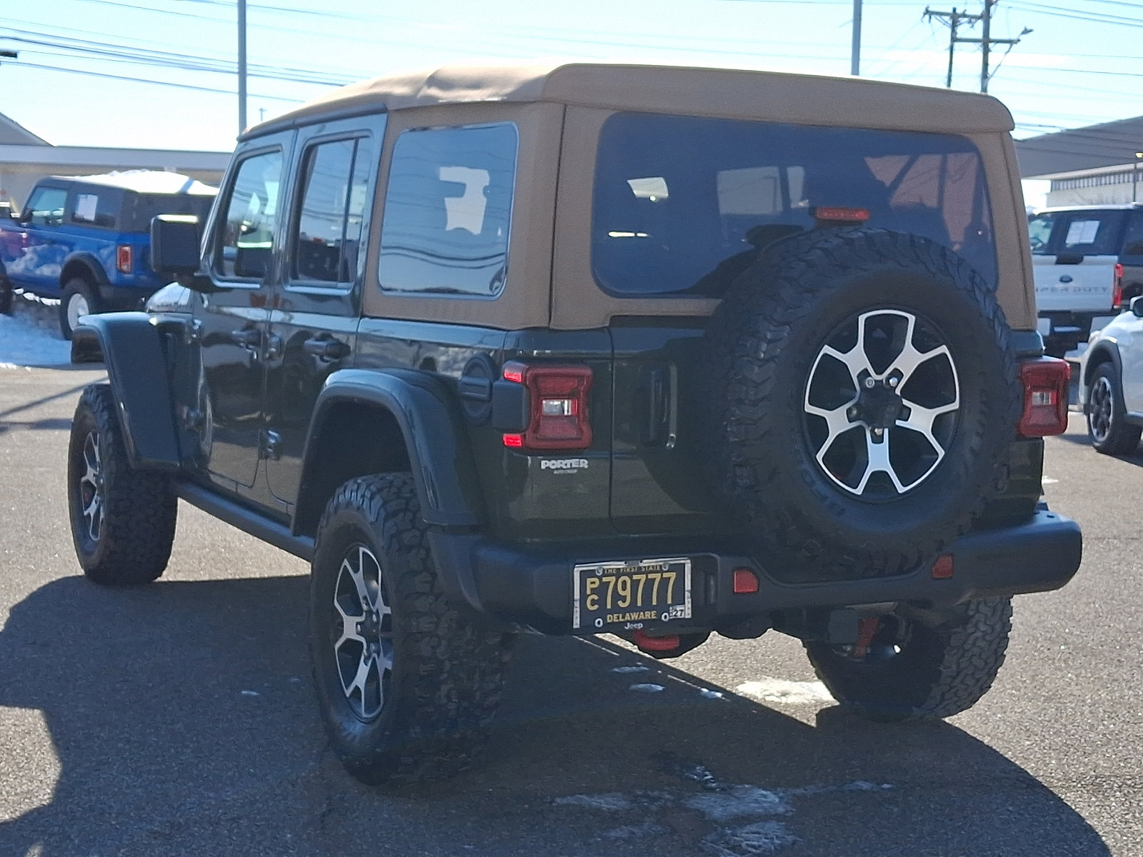 Used 2022 Jeep Wrangler Unlimited Rubicon w/ Steel Bumper Group image 8