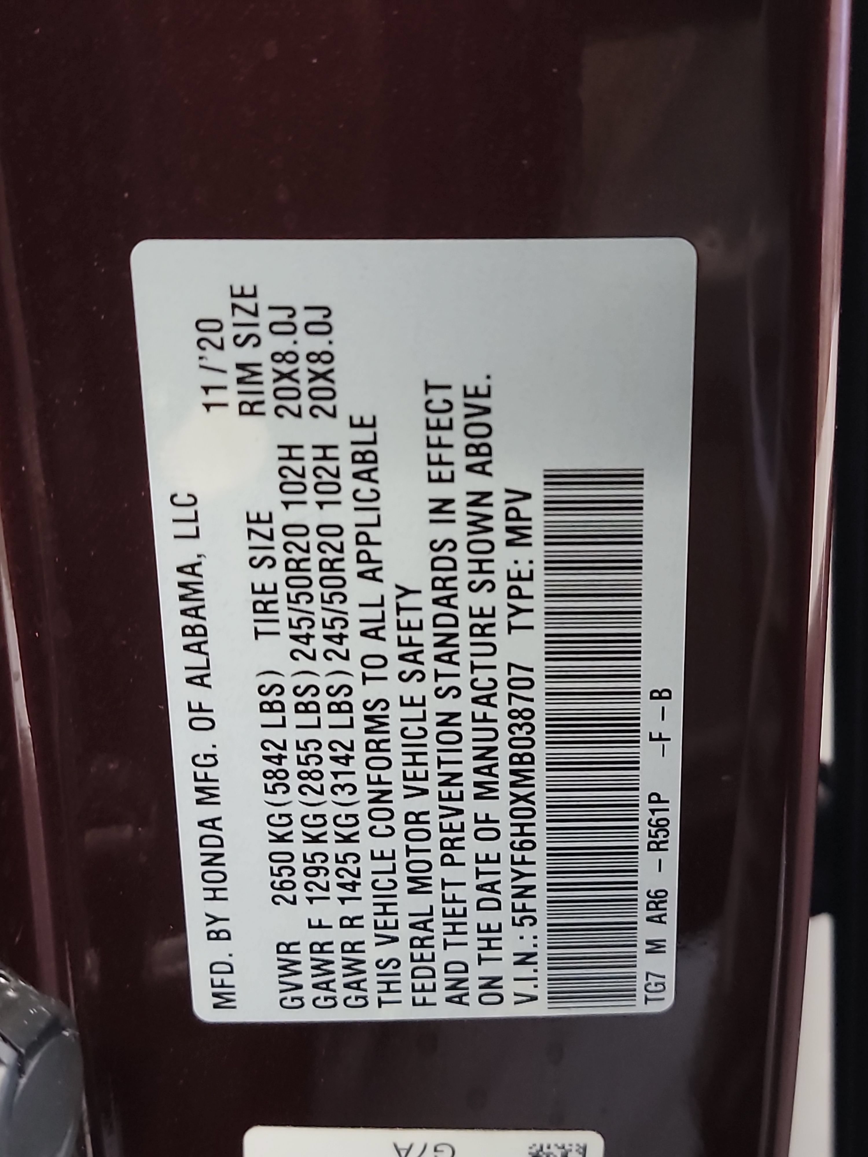 Used 2021 Honda Pilot Elite image 33