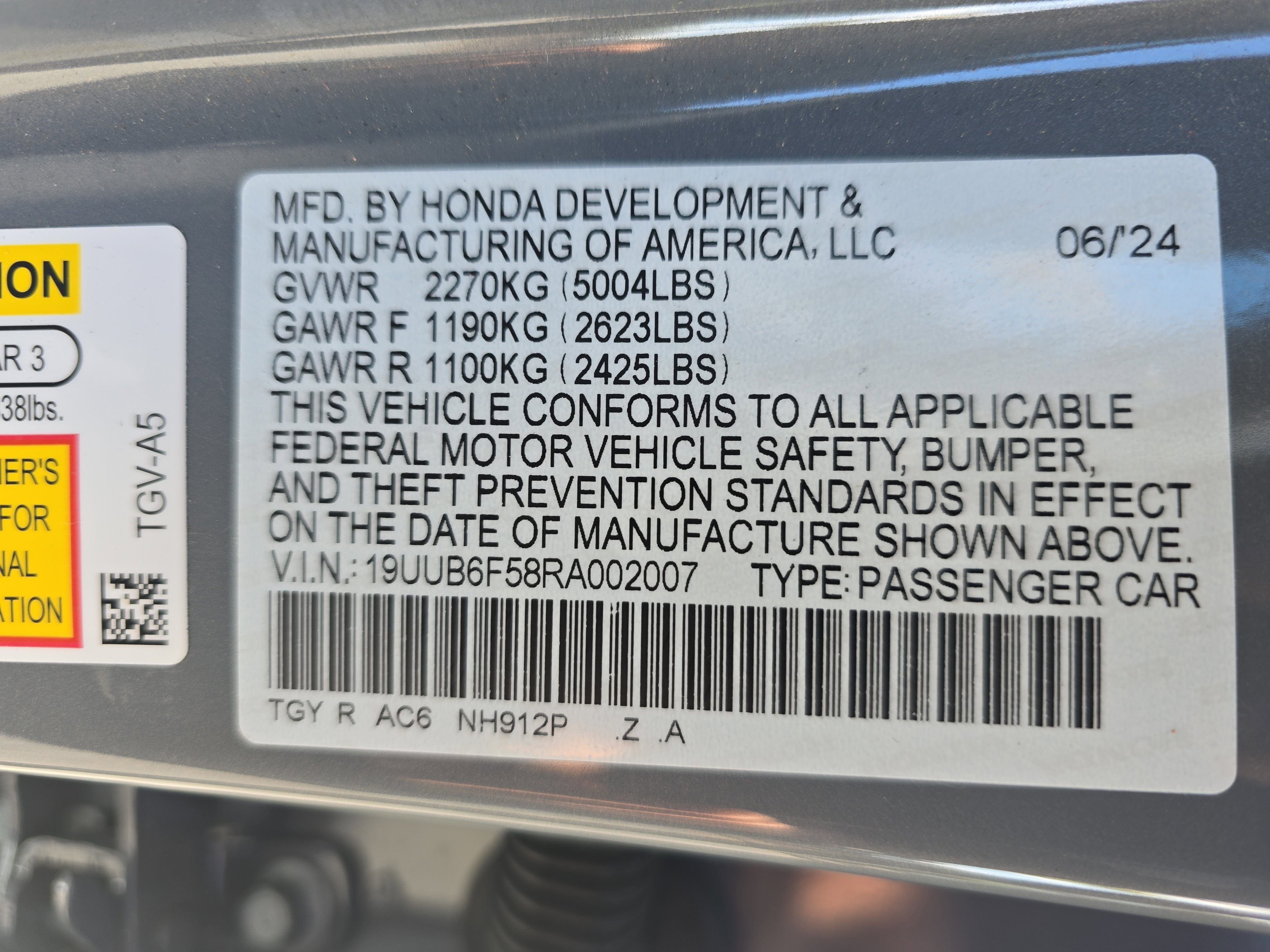 Used 2024 Acura TLX SH-AWD w/ A-SPEC Pkg image 35